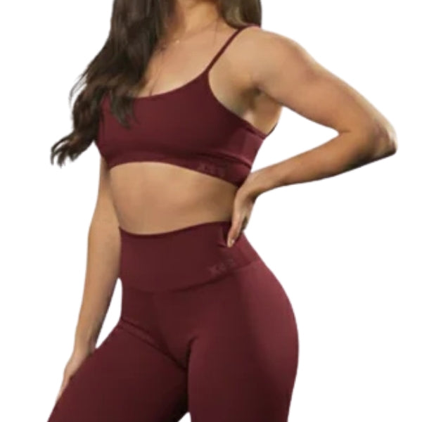 Conjunto Poliamida Top Alcinha + Calça Empina Bumbum