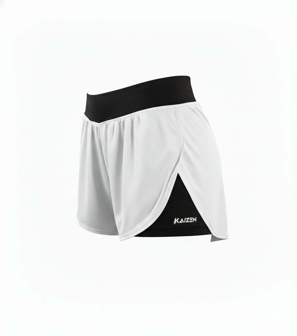 Short Feminino 2 em 1 Antiassaduras Dry Fit c/ Bolso Celular - Academia e Corrida [50% OFF + FRETE GRÁTIS]