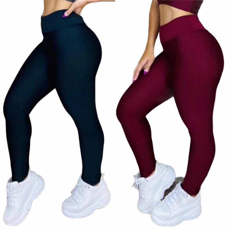 Leve 2 Leggings BellaFit™™ – Modela sem Marcar, 100% Opaca - Zero Transparência