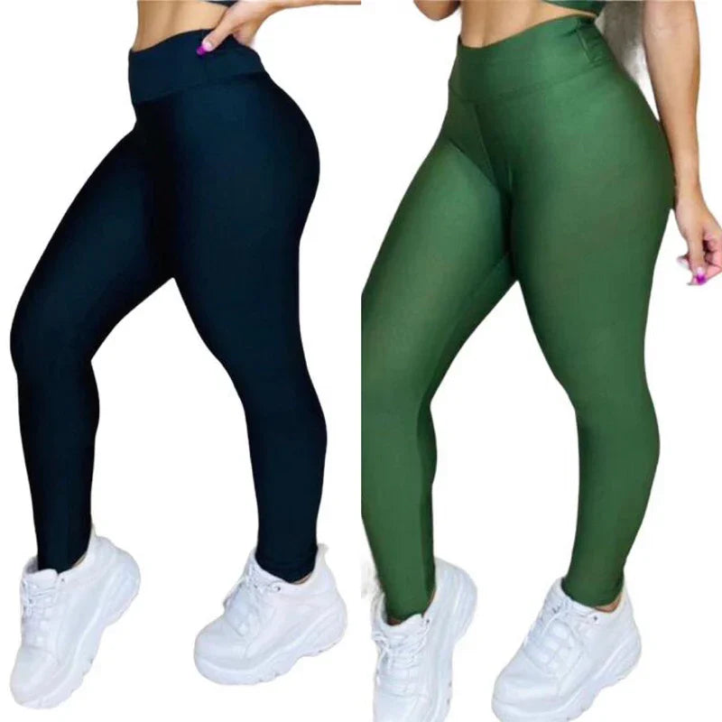 Leve 2 Leggings BellaFit™™ – Modela sem Marcar, 100% Opaca - Zero Transparência